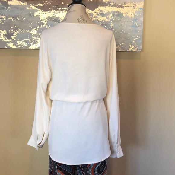 Ann Taylor tied blouse EUC - Picture 4 of 6